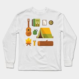 Camping Long Sleeve T-Shirt